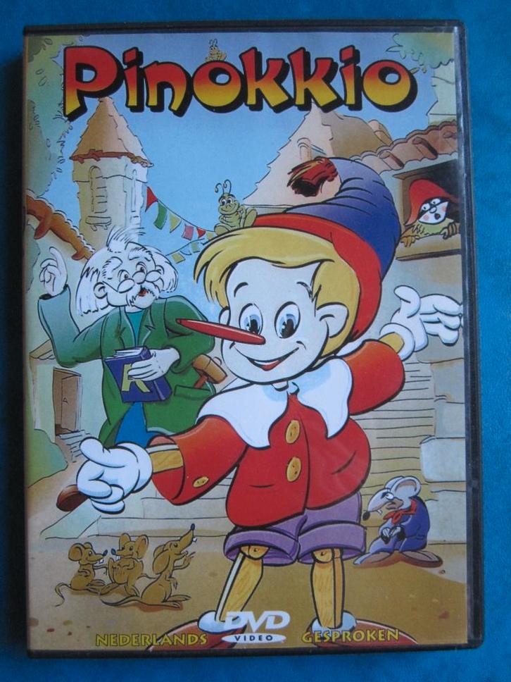 Pinokkio, Cd's en Dvd's, Dvd's | Tekenfilms en Animatie, Zo goed als nieuw, Amerikaans, Tekenfilm, Alle leeftijden, Ophalen of Verzenden