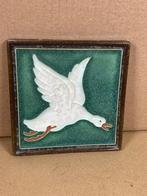 Porceleyne Fles cloisonne tegel Gans, Antiek en Kunst, Antiek | Wandborden en Tegels, Ophalen of Verzenden
