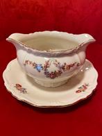 Edelstein,”Maria Theresia”antieke sauskom,mooie gouden rand, Antiek en Kunst, Antiek | Servies los, Ophalen of Verzenden