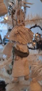 Antieke watten crêpe kerstman., Ophalen of Verzenden