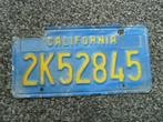 Kentekenplaat licenseplate California Blue Plate 2 USA, Verzenden, Gebruikt, Auto's