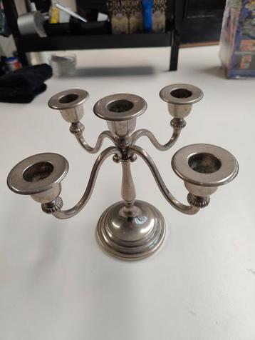 Vintage Vijfarmige Kandelaar beschikbaar voor biedingen
