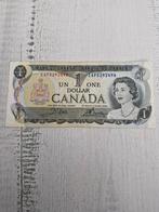 Canadese 1 Dollar Biljet 1973, Postzegels en Munten, Bankbiljetten | Amerika, Ophalen of Verzenden, Noord-Amerika