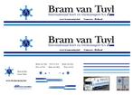 Vrachtauto decal 1:50 Bram van Tuyl Gameren ( type 1 ), Hobby en Vrije tijd, Modelauto's | 1:50, Verzenden, Nieuw, Bus of Vrachtwagen