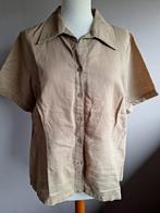 Leuke bruine blouse van MS Mode, maat 42, Bruin, Maat 42/44 (L), Ophalen of Verzenden, Zo goed als nieuw