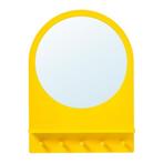 Ikea spiegel & Ikea ballon lamp (geel), Huis en Inrichting, Minder dan 100 cm, Rond, Zo goed als nieuw, 50 tot 75 cm