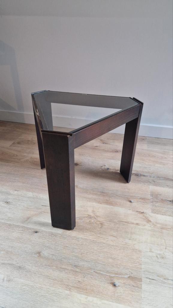 Vintage Porada Arredi bijzettafel, jaren '70, Huis en Inrichting, Tafels | Salontafels, Gebruikt, Minder dan 50 cm, Minder dan 50 cm