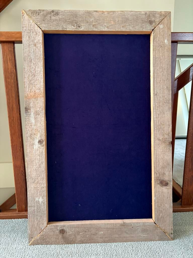 Steigerhouten magneetbord, Ophalen, Zo goed als nieuw