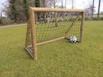 Houten Voetbaldoel BK 160 x 100 cm | Voetbal goal hout  1, Sport en Fitness, Voetbal, Groter dan maat XL, Ophalen of Verzenden