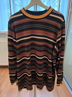 Yesta trui met strepen - Maat 50, Bruin, Maat 46/48 (XL) of groter, Yesta, Ophalen of Verzenden