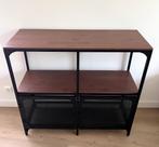 IKEA FJÄLLBO 100x95x36 Hout, Industrieel Zwart Staal, Huis en Inrichting, Ophalen, Zo goed als nieuw