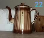 EMAILLE BRUINE KOFFIEPOT., Antiek en Kunst, Antiek | Emaille, Ophalen of Verzenden