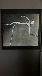 Mooi schilderij van Goossens Wonen van 1 m x 1 m, Antiek en Kunst, Ophalen of Verzenden