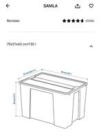 Ikea opberg bakken Samla, Huis en Inrichting, Ophalen, Gebruikt, Minder dan 50 cm, Minder dan 50 cm