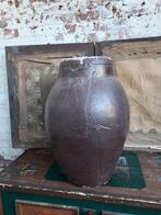 Franse brocante aardewerken olijfkruik/ allegonda, Antiek en Kunst, Curiosa en Brocante, Ophalen of Verzenden