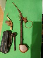 Antieke Pijpen +Etui, Ophalen of Verzenden, Gebruikt, (Water)pijp