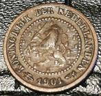1/2 cent Nederland 1901, Postzegels en Munten, Munten | Nederland, Ophalen of Verzenden, Koningin Wilhelmina