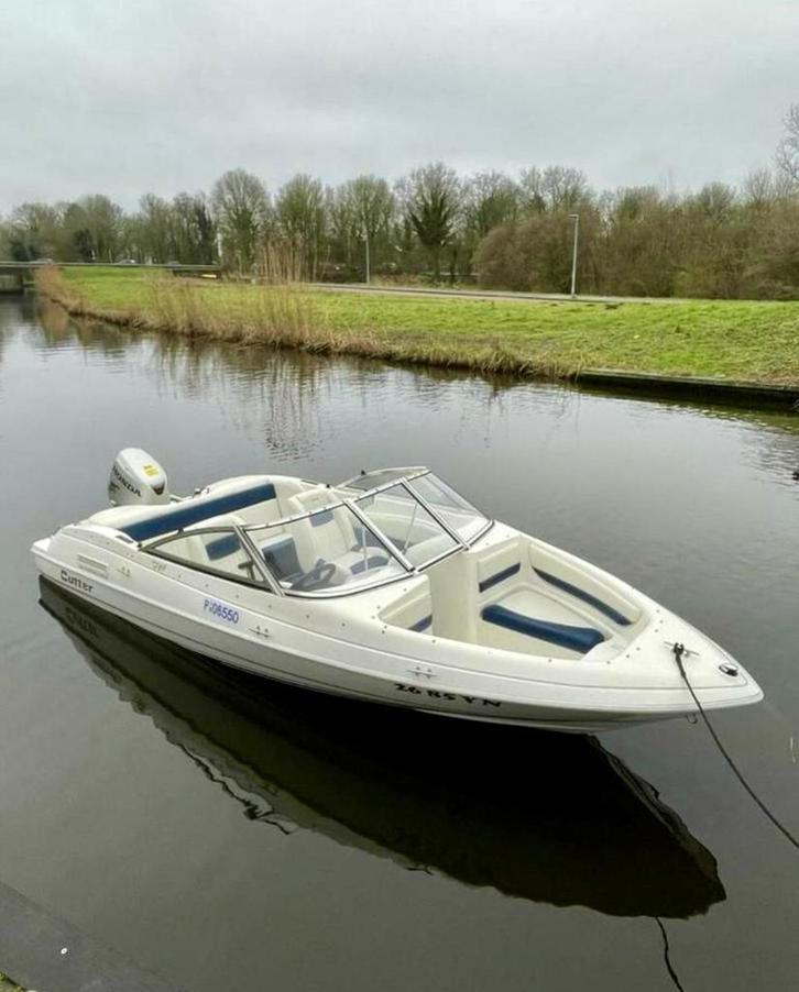Snelle Cutter XLE 169 speedboot 40pk Honda waterskipaal, Watersport en Boten, Speedboten, Gebruikt, 3 tot 6 meter, Benzine, Minder dan 70 pk