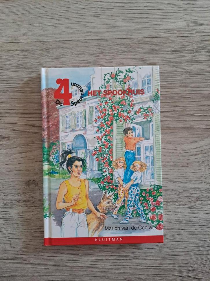 De 4 speurneuzen het spookhuis Marion van Coolwijk Kluitman, Boeken, Kinderboeken | Jeugd | onder 10 jaar, Zo goed als nieuw, Fictie algemeen