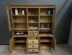 Eiken buffetkast Bastiaan, Nieuw bij Kast2go, Landelijk,klassiek, modern, 200 cm of meer, Met deur(en), Eikenhout