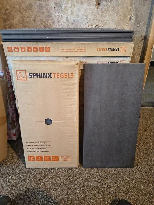 Sphinx vloer-/wandtegels 30x60 antraciet, 78 stks, ca. 14m2, Doe-het-zelf en Verbouw, Tegels, Nieuw, Overige typen, Keramiek, 40 tot 60 cm