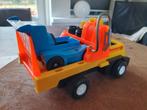 fisher-price truck met raceauto, Ophalen of Verzenden, Gebruikt
