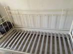 Metalen Bed met Lattenbodem 1 persoons, Huis en Inrichting, Ophalen, Gebruikt, 90 cm, Eenpersoons