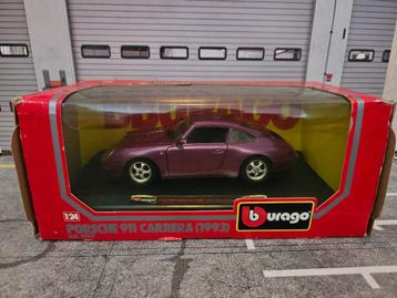 Bburago Porsche 911 Carrera 1993 1/24 in ovp beschikbaar voor biedingen
