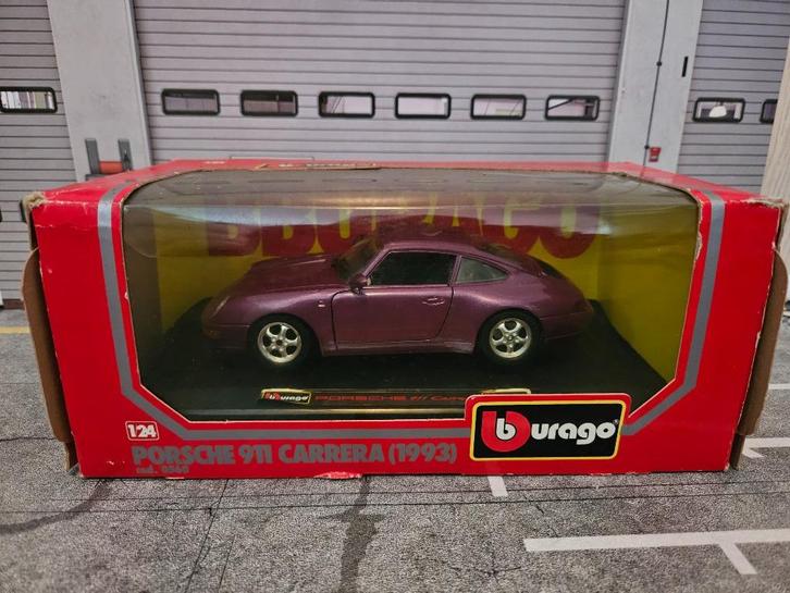 Bburago Porsche 911 Carrera 1993 1/24 in ovp, Hobby en Vrije tijd, Modelauto's | 1:24, Zo goed als nieuw, Auto, Bburago, Ophalen of Verzenden
