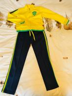 Funky XS blauw geel trainingspak broek jasje maat 122/128, Gebruikt, Verzenden, Sport- of Zwemkleding, Funky XS