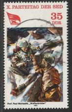 DDR 1981 2598 Partijdag SED 35p, Gest, Postzegels en Munten, Postzegels | Europa | Duitsland, Ophalen of Verzenden, DDR, Gestempeld