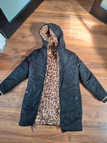 Zwarte omkeer jas van WEfashion voor meisjes.  beschikbaar voor biedingen