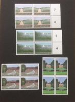 12 series zomerzegels postfris in 40 blokken van 4 LEES, Ophalen of Verzenden, Na 1940