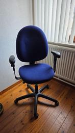 Bureaustoel, Ophalen, Zo goed als nieuw, Blauw, Bureaustoel