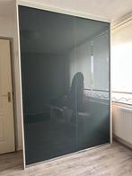 Inbouw kledingkast met glazen schuifdeuren, 200 cm of meer, 150 tot 200 cm, Ophalen of Verzenden, Met lade(s)