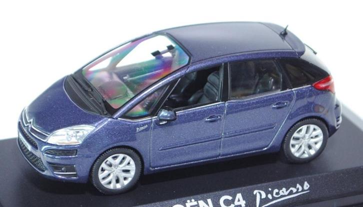 Citroen C4 Picasso 5p 2006 (blauw of violet) Norev 1:43, Hobby en Vrije tijd, Modelauto's | 1:43, Nieuw, Auto, Norev, Ophalen of Verzenden