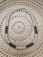 Parelschelp & Hematiet Choker - 42cm, Ophalen of Verzenden