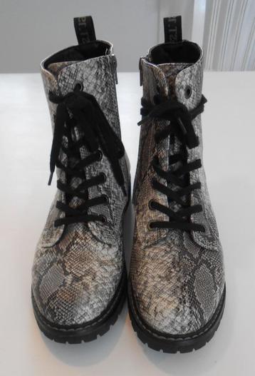 Cracks veterboots met slangenprint grijs mt 41 beschikbaar voor biedingen