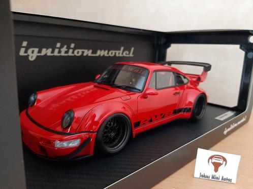 Porsche RWB 964 Red van Ignition Modelcars 1:18, Hobby en Vrije tijd, Modelauto's | 1:18, Nieuw, Auto, Overige merken, Ophalen of Verzenden