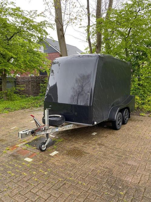 Van Hooff trailer aanhanger polyester opbouw, Auto diversen, Aanhangers en Bagagewagens, Gebruikt, Ophalen