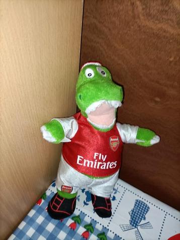 Mascotte Arsenal krokodil knuffel Fly Emirates 26 cm beschikbaar voor biedingen
