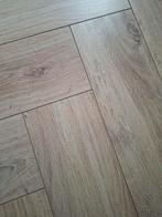 Licht eiken visgraat laminaatvloer, Ophalen, Gebruikt, 50 tot 150 cm, 10 m² of meer