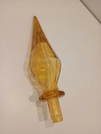 Amberkleurige glazen stop empoli, Antiek en Kunst, Antiek | Glas en Kristal, Ophalen of Verzenden