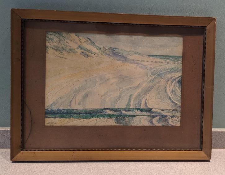 Johan Briedé - Aquarel 1917, Antiek en Kunst, Kunst | Schilderijen | Klassiek, Ophalen