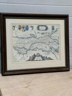 Ingelijste kaart – Land van Maas en Waal, Ophalen, 50 tot 75 cm, Zo goed als nieuw, Schilderij