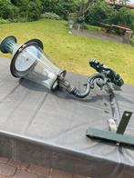 Scheveningen bronzen buitenlantaarn met hoeksteun, Ophalen, Overige materialen, Gebruikt, Minder dan 50 watt