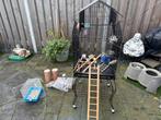 Te koop mooie vogelkooi, Ophalen, Zo goed als nieuw, Metaal, Vogelkooi