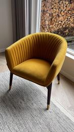 Dutch Bone Fauteuil - Okergeel, Ophalen, Gebruikt, Stof, 75 tot 100 cm
