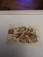 "NE M'OUBLIEZ PAS"  KRUIWAGEN MET LELIETJES  VAN DALEN, Verzamelen, Ophalen of Verzenden, Voor 1920