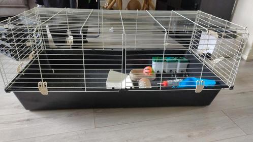 Konijnenhok zo goed als nieuw, Dieren en Toebehoren, Knaagdieren en Konijnen | Hokken en Kooien, Zo goed als nieuw, Hok, 110 cm of meer